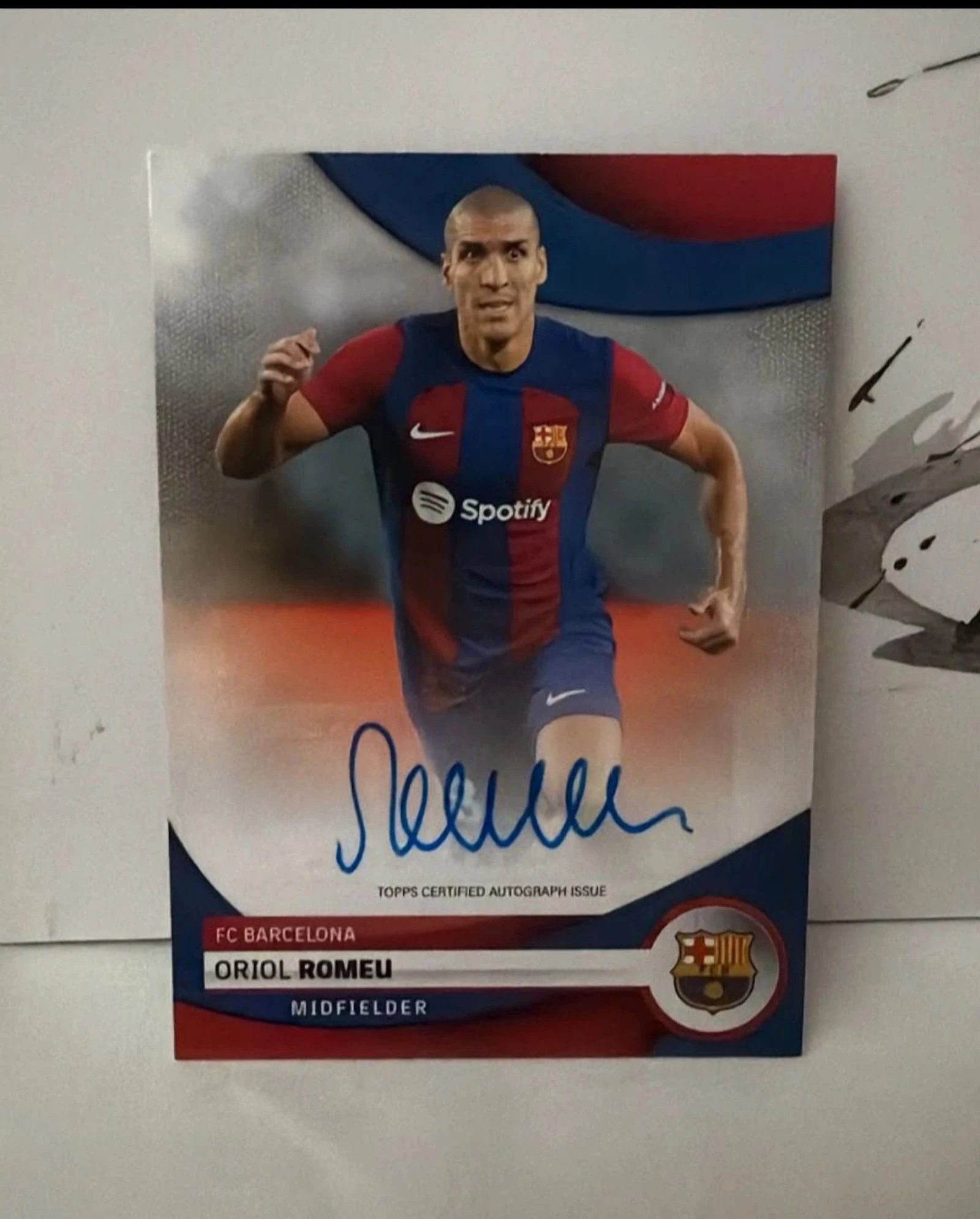Auto Oriol Romeu Topps